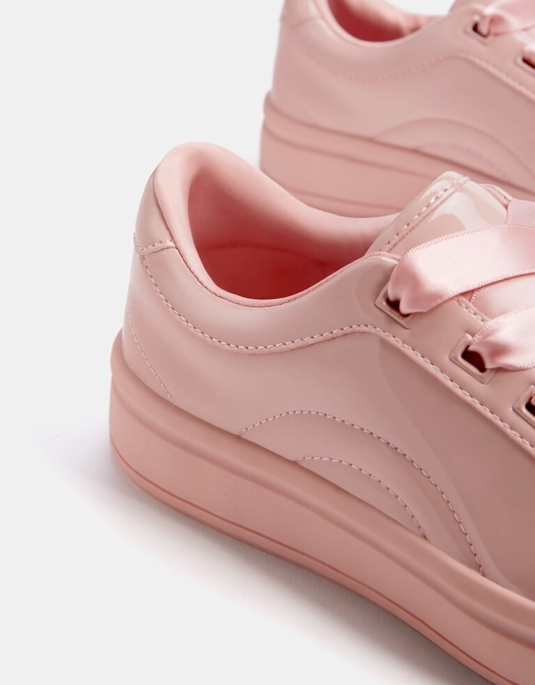 Faux Patent Sneakers - Image 4
