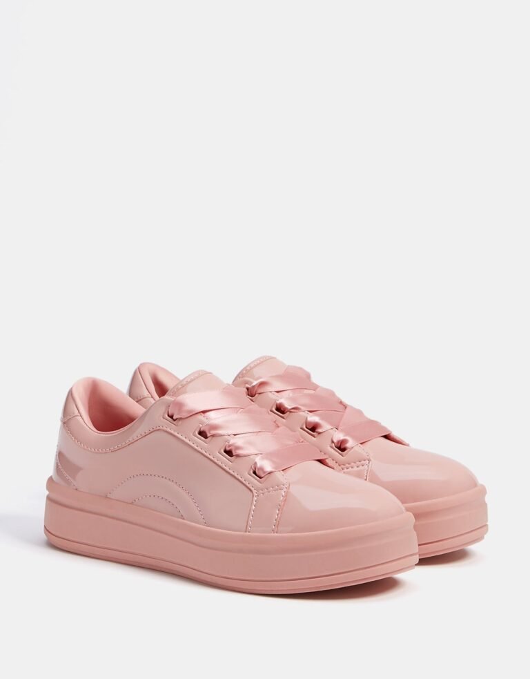Faux Patent Sneakers - Image 2