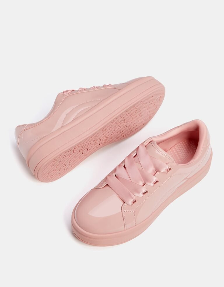Faux Patent Sneakers - Image 3