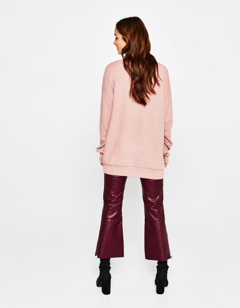 Pink Knit Sweater - Image 2